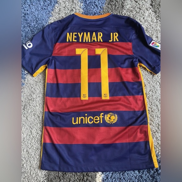 Nike Other - (SOLD) Fc Barcelona Nike 2015 Neymar Jr Jersey Size Small
